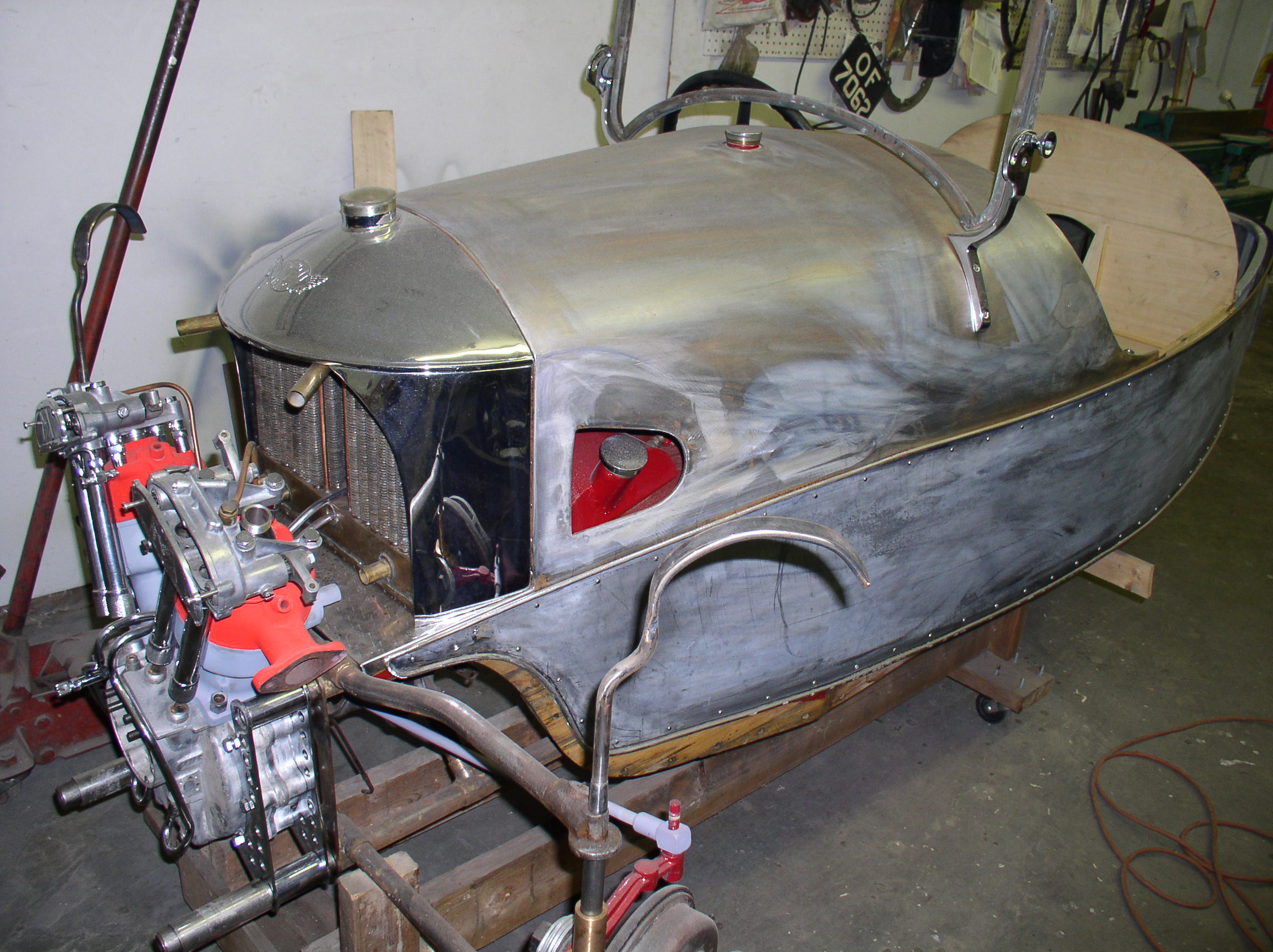 Sheet metal ready for paint